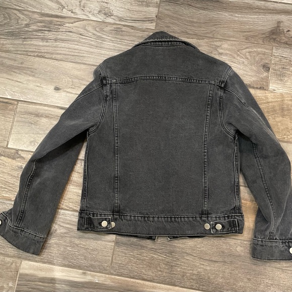 VINTAGE Black Denim American Apparel Jacket - Picture 3 of 3